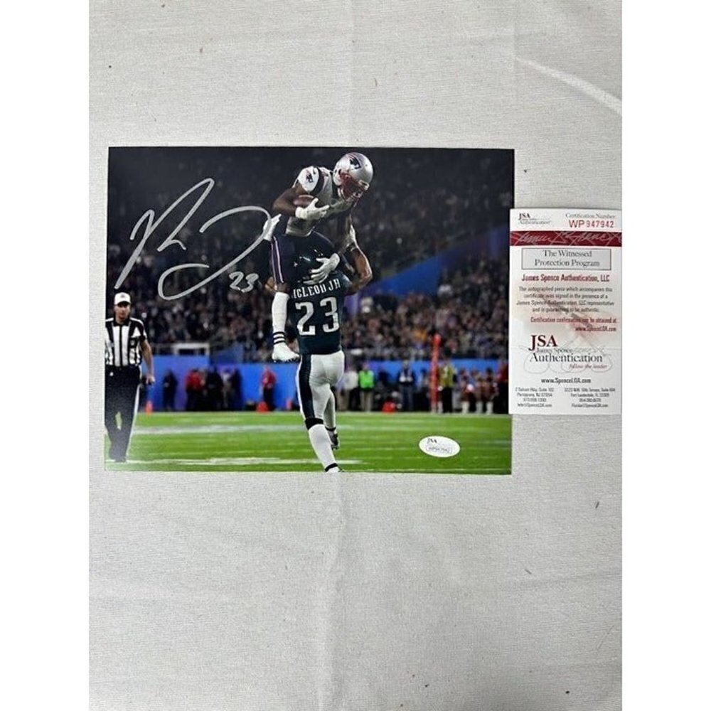 Rodney Mcleod signed autographed Philadelphia Eagles SBLII 8x10 Photo JSA